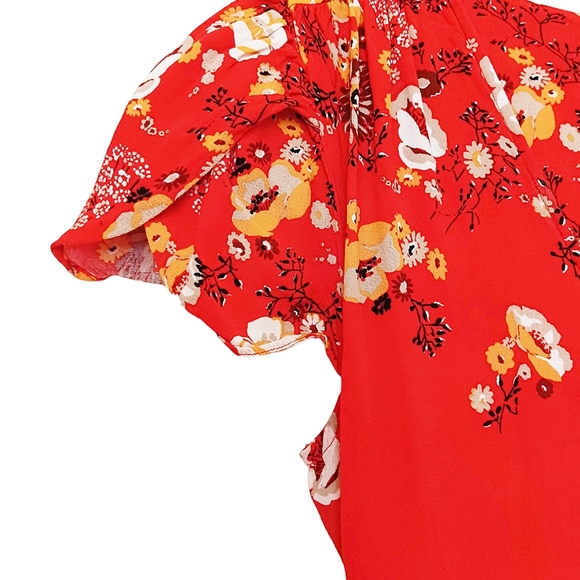 Free People | Gorgeous Jess Wrap Maxi Dress Red Combo for Revolve | Small - Picture 11 of 12